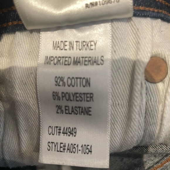 AGOLDE Roxanne Super High Rise Skinny Jeans A051-1054 Cut #44949 - Picture 6 of 7